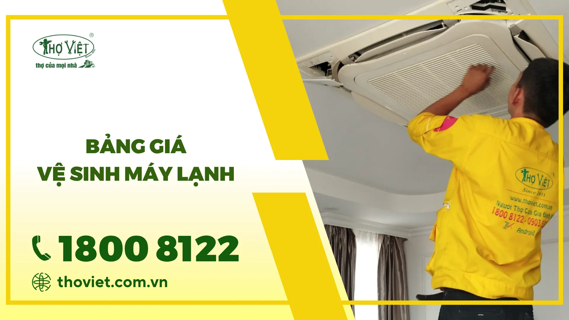 Bảng giá vệ sinh máy lạnh