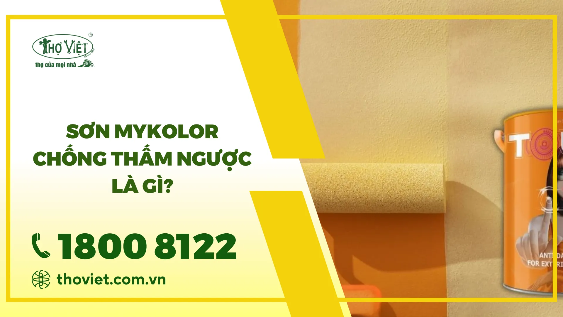 Hướng dẫn sử dụng sơn chống thấm ngược Mykolor