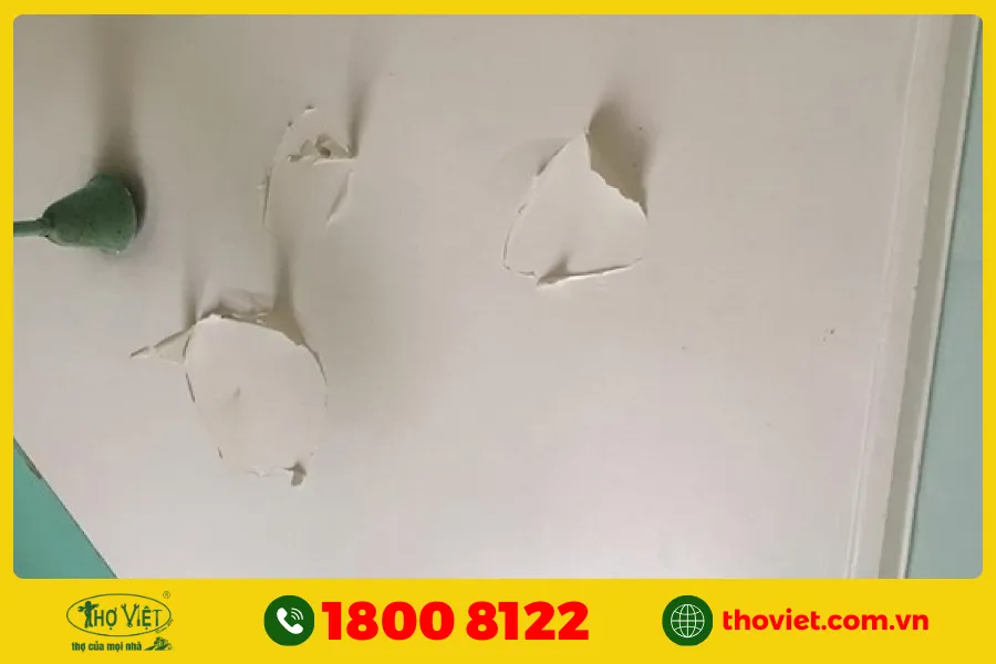 Nguyên nhân trần nhà bị dột