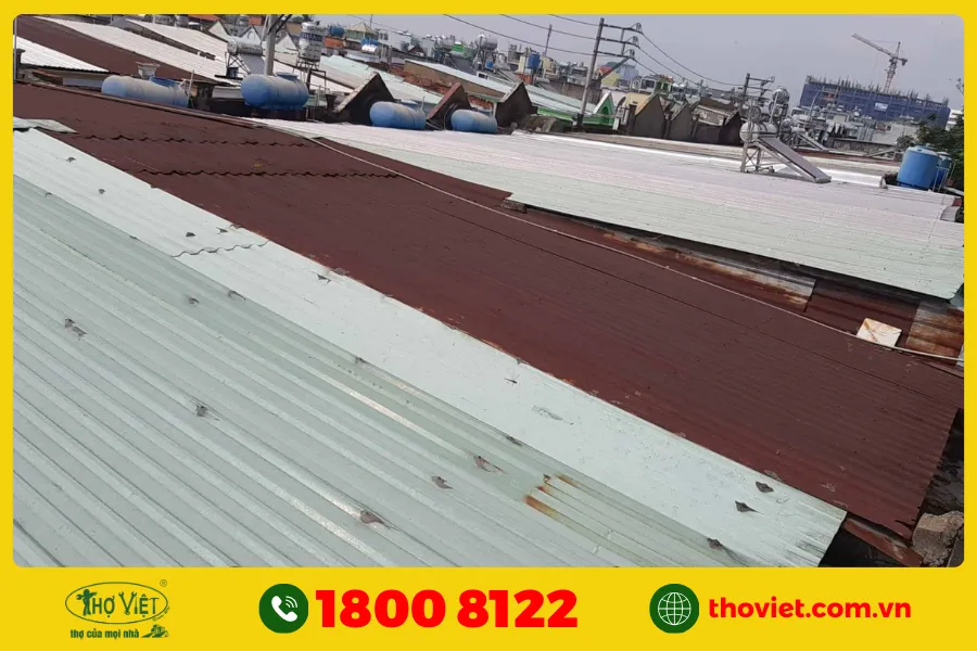 Những điều cần lưu ý khi chống dột mái tôn 999