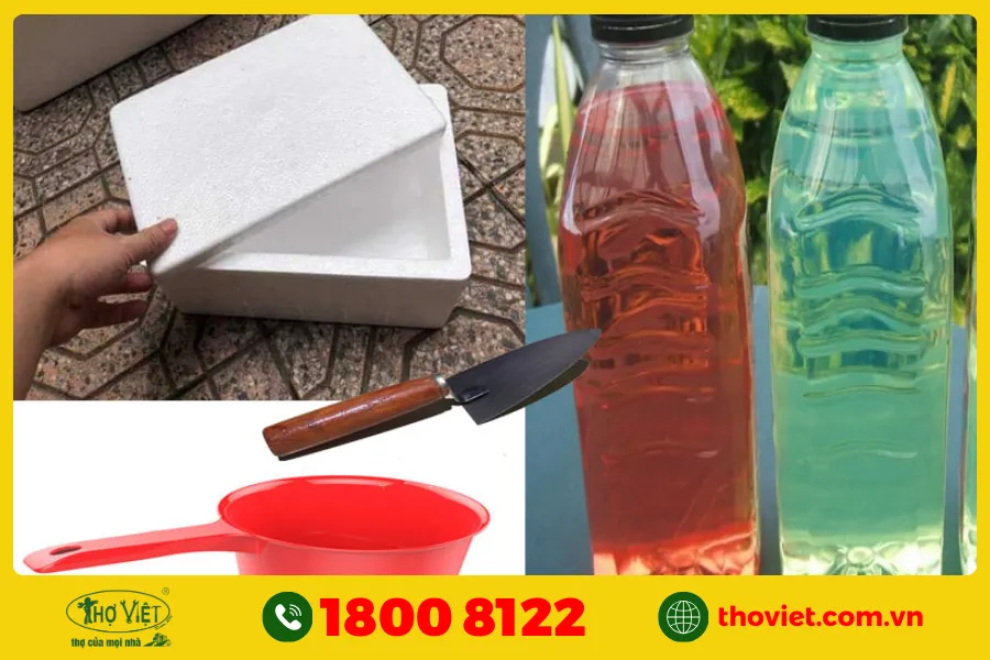 Vì sao, xăng và xốp có khả năng chống dột?