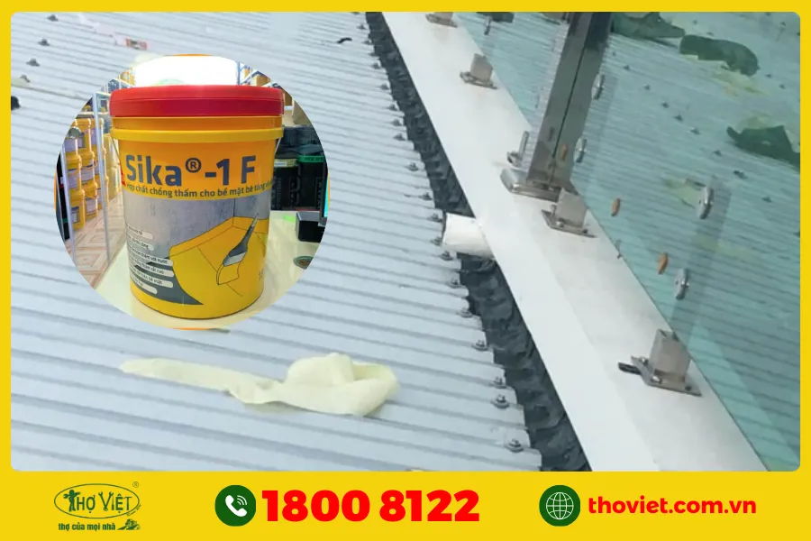 Sử dụng Sika để chống thấm