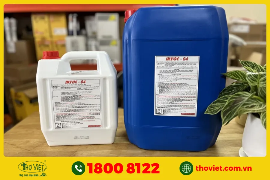 Hướng dẫn sơn chống thấm ngược bằng Intoc