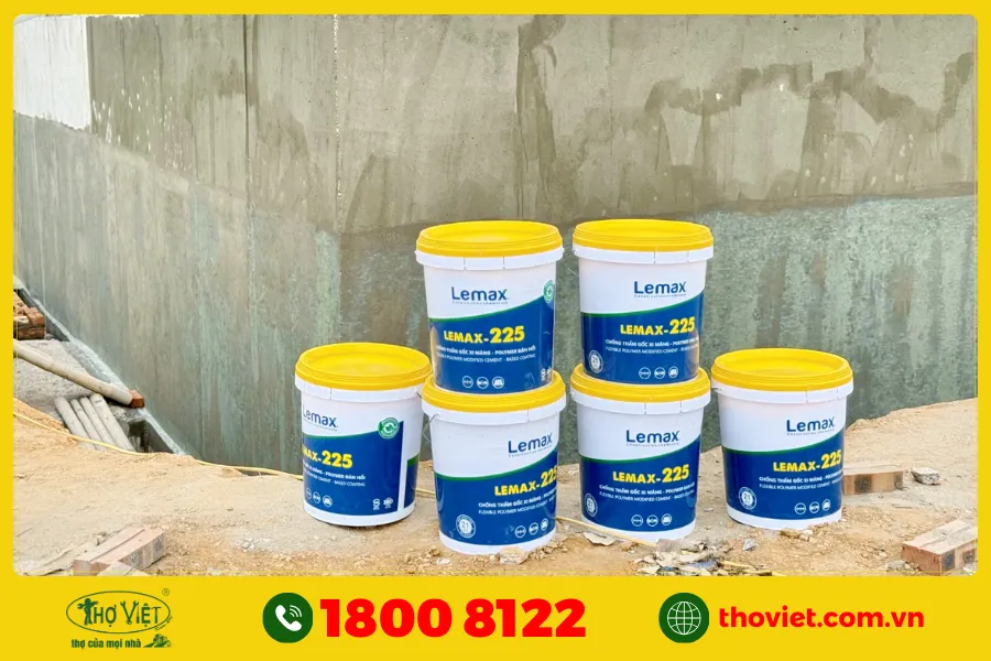 Vữa chống thấm gốc xi măng - polymer