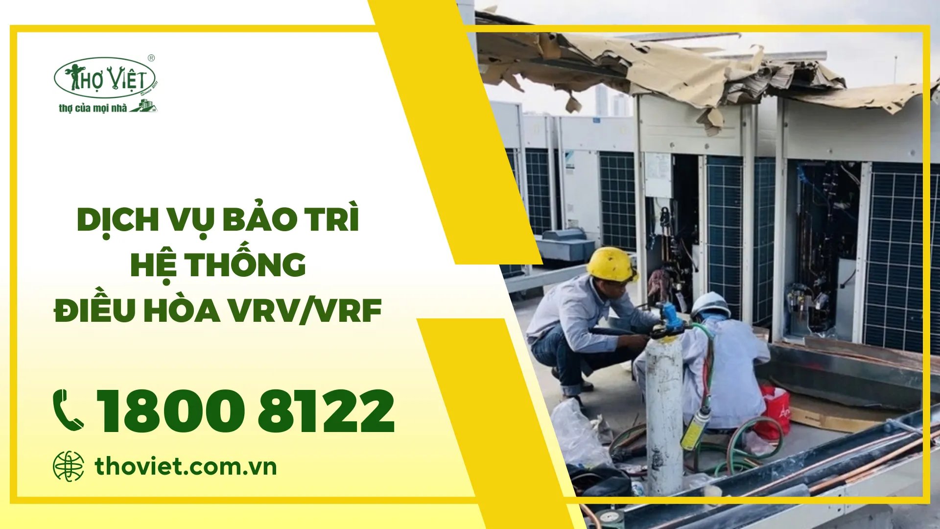 Dịch vụ bảo trì hệ thống điều hòa VRV/VRF