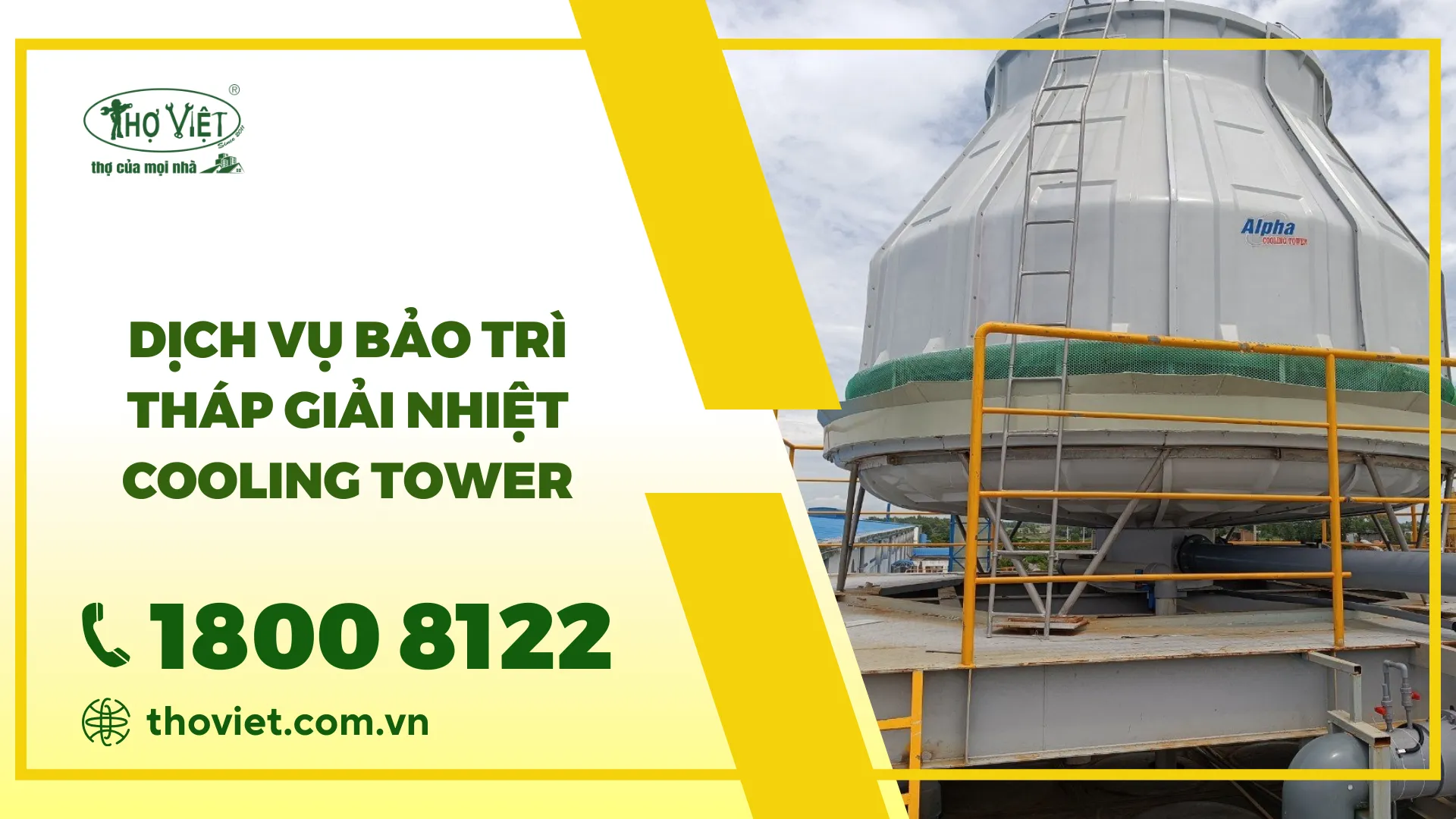 Dịch vụ bảo trì tháp giải nhiệt Cooling Tower