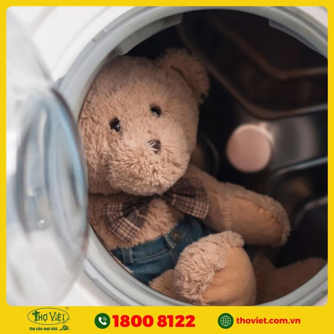 Giặt gấu bông thường xuyên