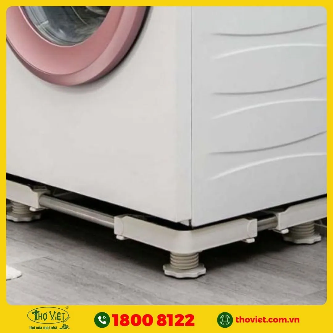 Máy giặt đặt lệch, không cân bằng