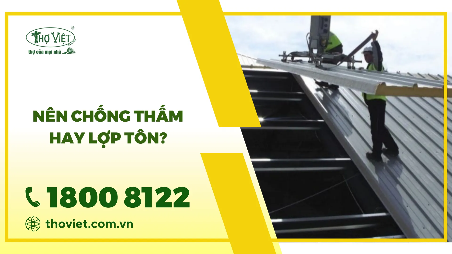 Nên chống thấm hay lợp tôn? Ưu & nhược điểm