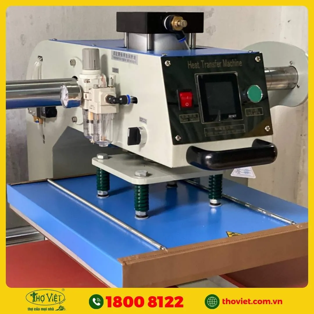 Quy trình sửa chữa sửa máy ép nhiệt phẳng tại Thợ Việt 