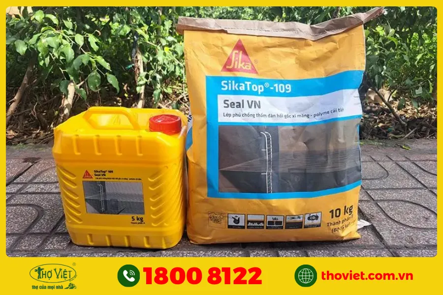 Chống thấm hồ bơi bằng SikaTop Seal 109