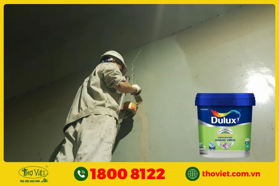 Hướng dẫn sơn chống thấm ngược bằng Dulux