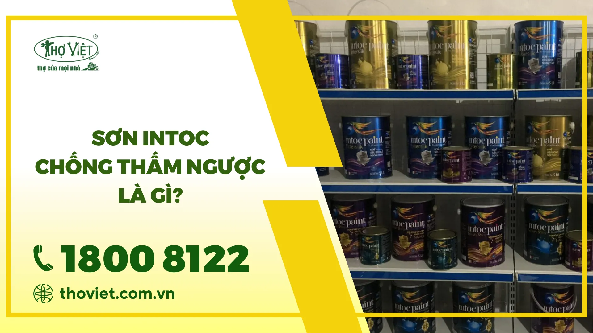 Sơn Intoc chống thấm ngược là gì? Giá như nào?