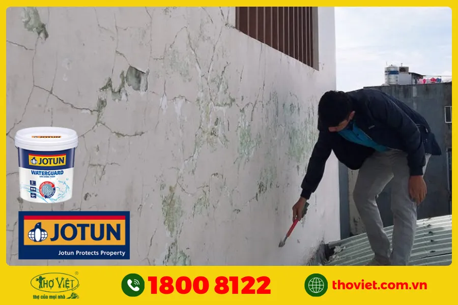 Các lưu ý khi chống thấm ngược bằng Jotun