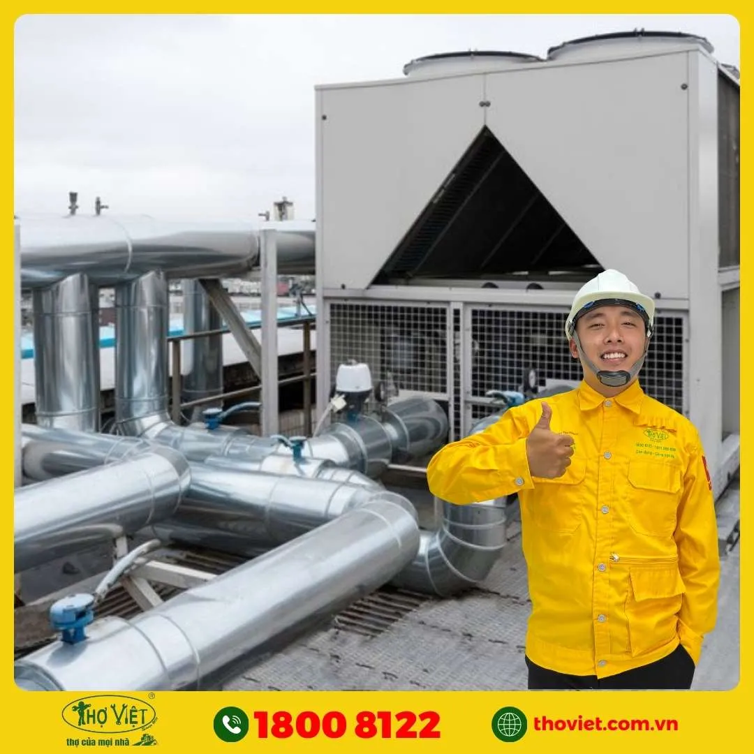 Thợ Việt để sửa chữa hệ thống thông gió AHU/FCU