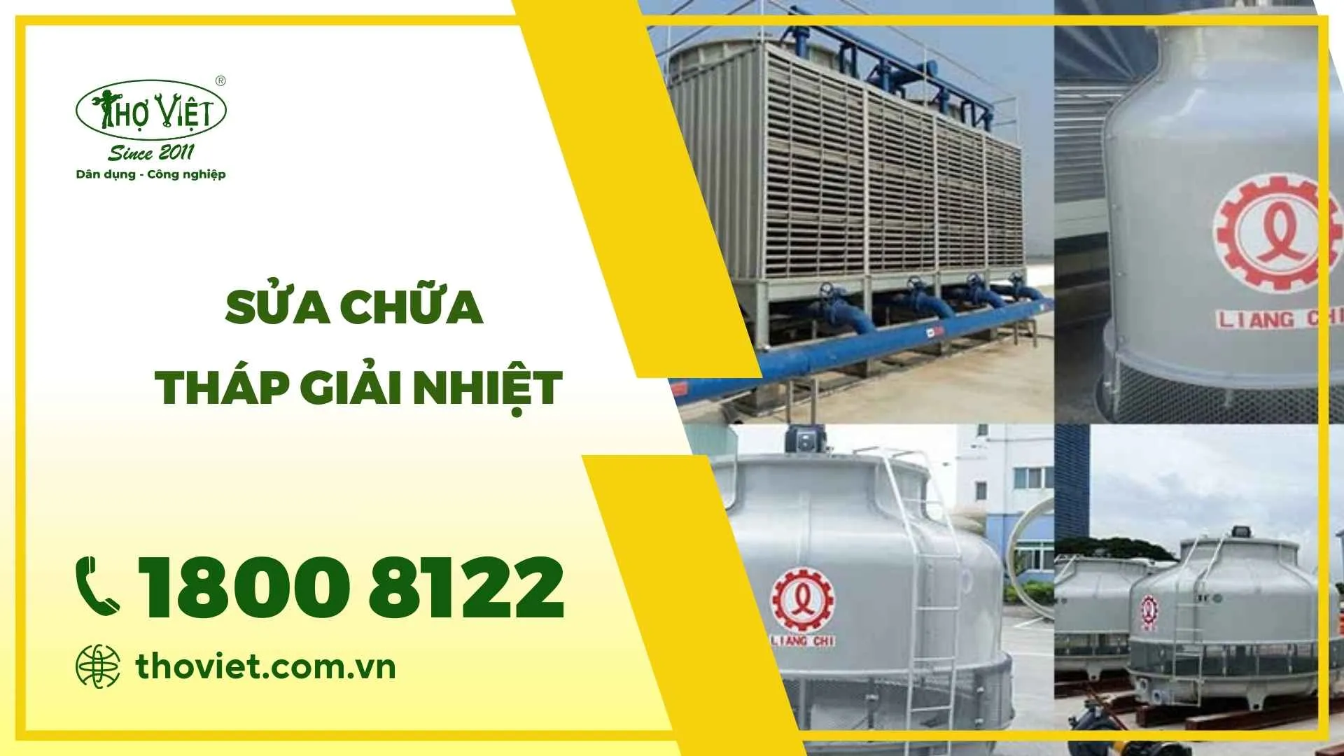 Sửa chữa tháp giải nhiệt