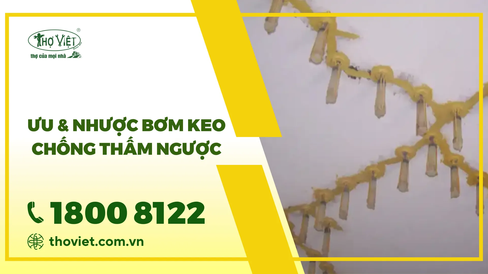 Bơm keo chống thấm ngược là gì? Ưu & nhược điểm