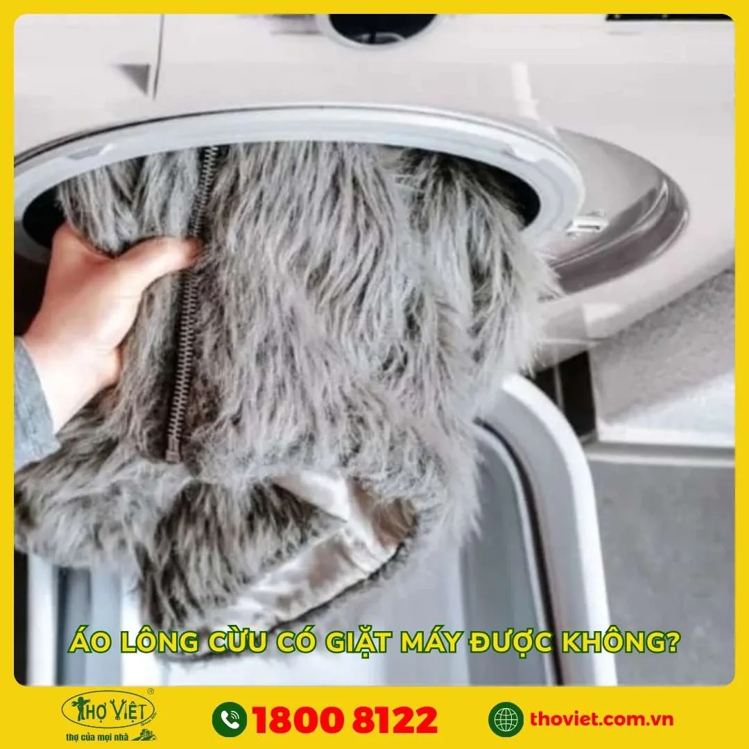 Áo lông cừu có giặt máy được không?