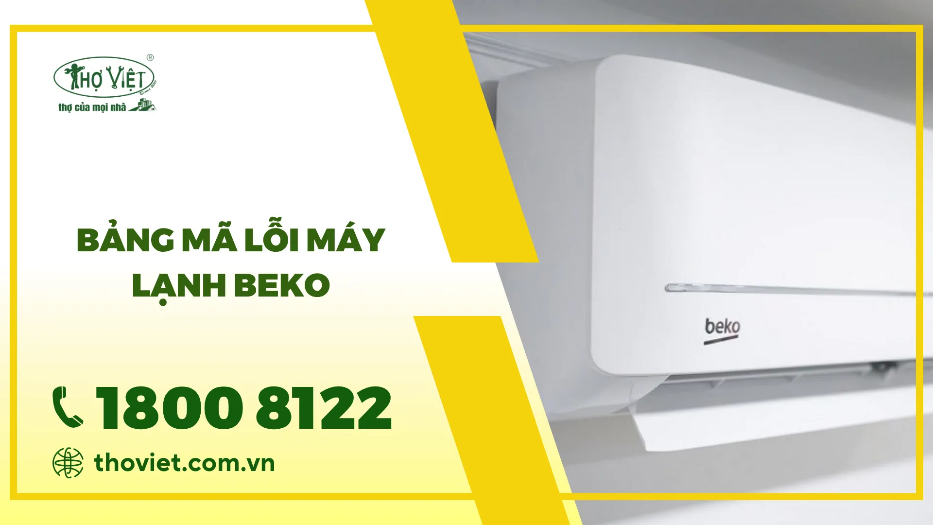 Bảng mã lỗi máy lạnh Beko cập nhật mới nhất [nam]