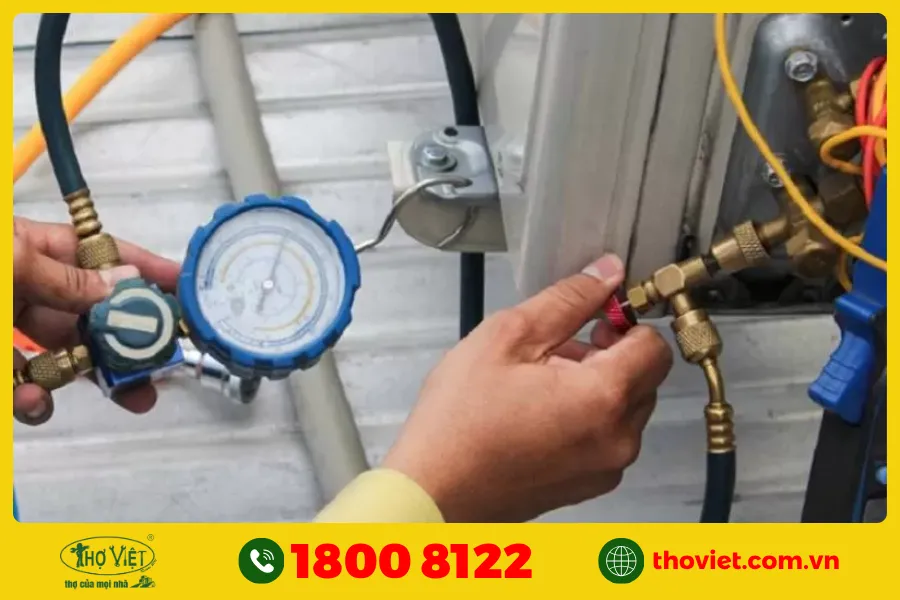 Mối hàn hoặc đầu nối gas không kín