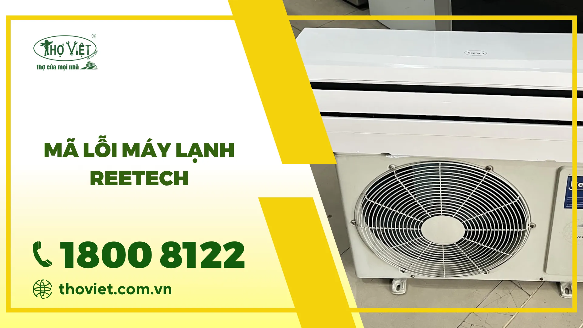 [Cập nhật] Mã lỗi máy lạnh Reetech mới nhất [nam]