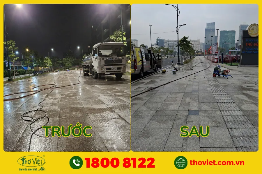 quy trình vệ sinh sàn - thợ việt