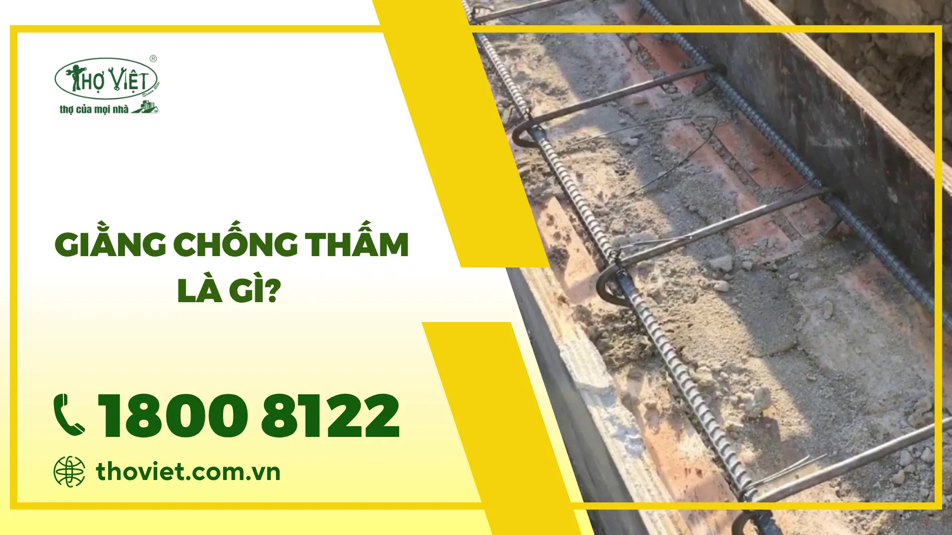 Giằng chống thấm là gì? Hướng dẫn sử dụng giằng chống thấm chân tường