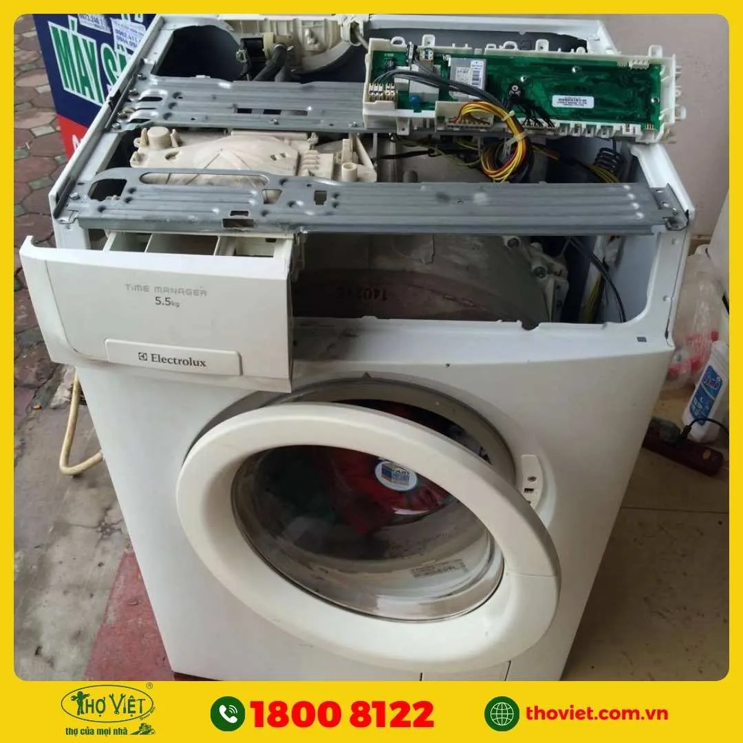 Hỏng bi, bạc, phớt của máy giặt