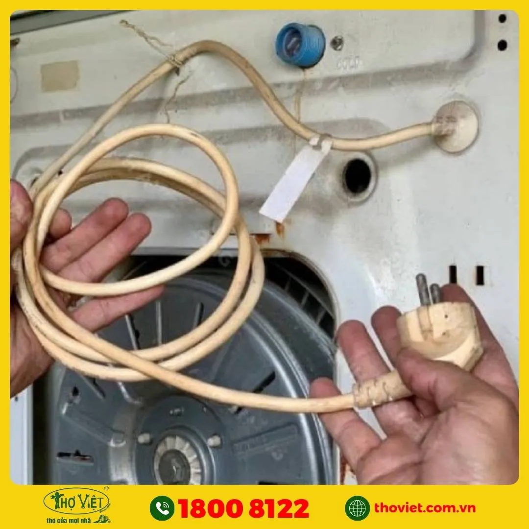 Hỏng giắc cắm điện