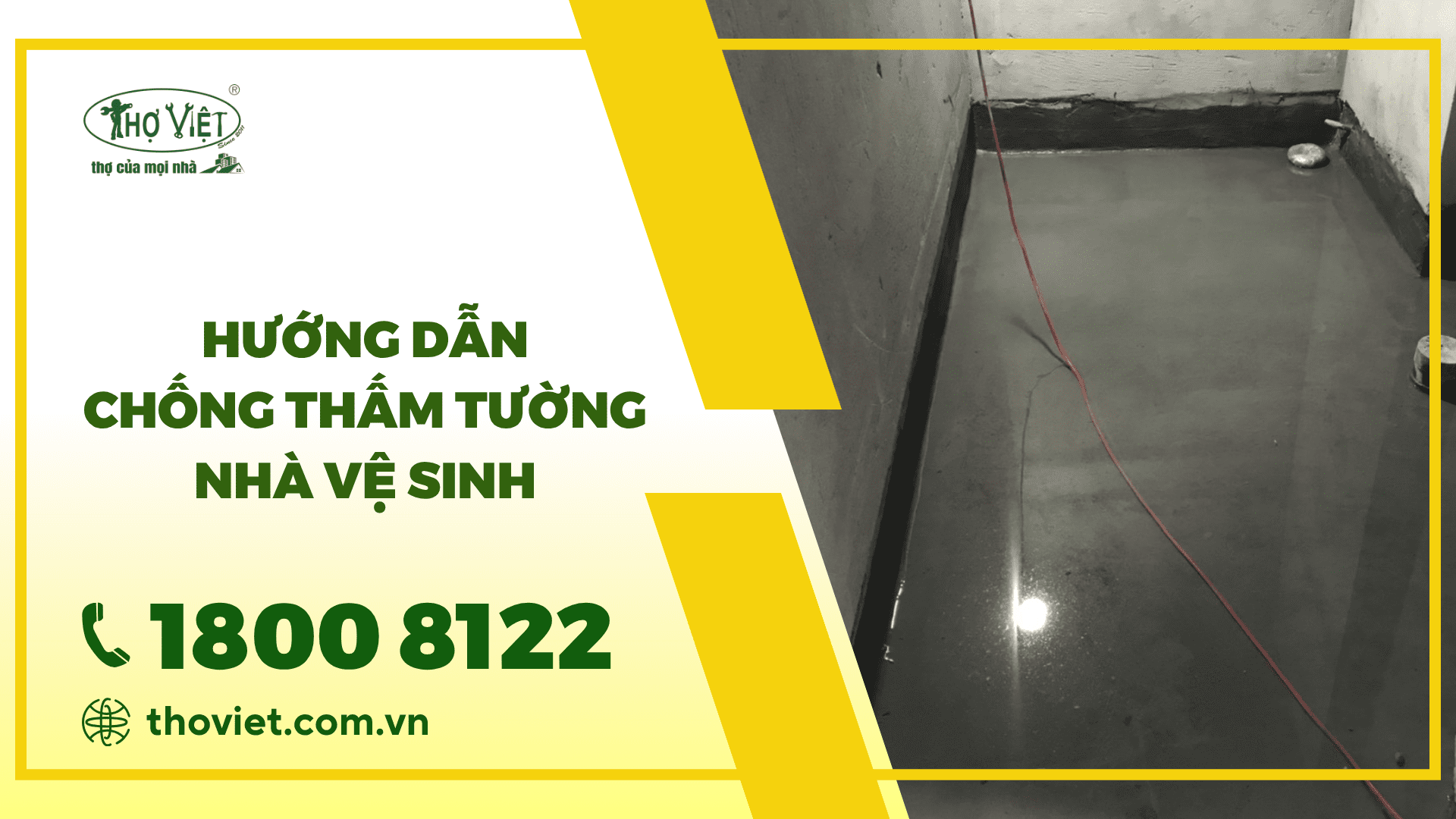 Hướng dẫn chống thấm tường nhà vệ sinh đúng kỹ thuật