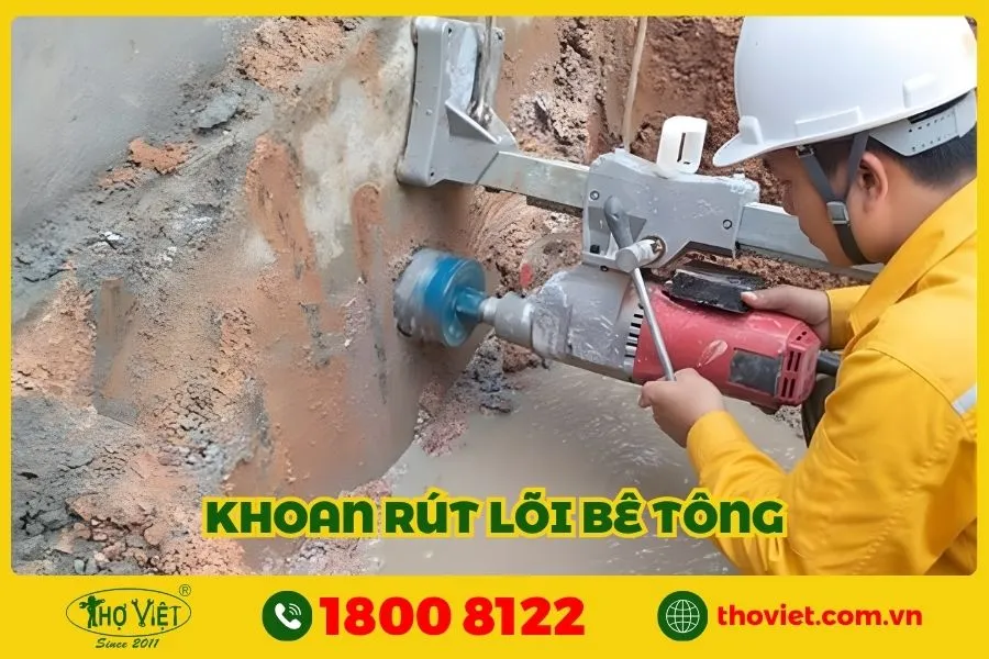 khoan rút lõi bê tông uy tín, giá tốt
