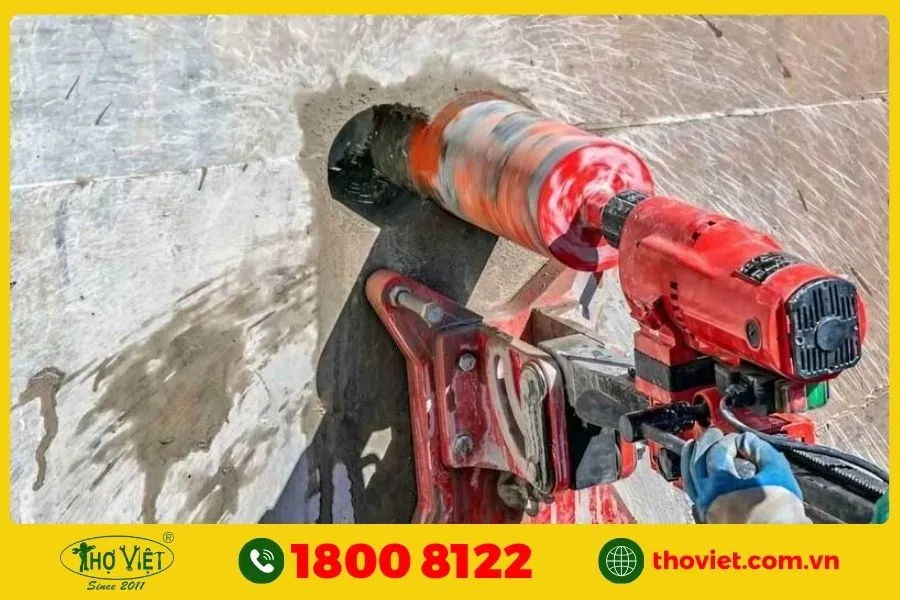 Biện pháp thi công khoan rút lõi bê tông chuẩn kỹ thuật