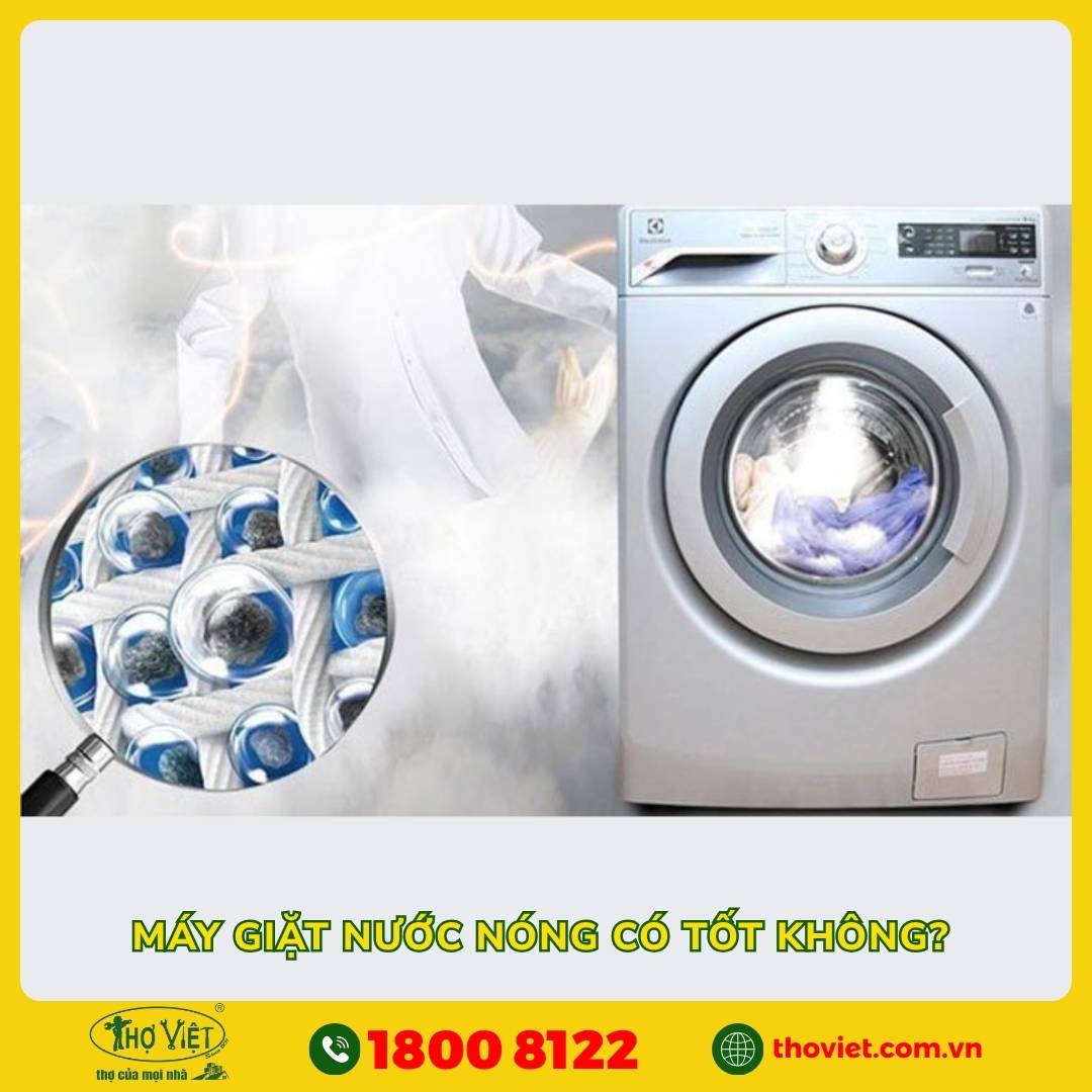 Máy giặt nước nóng có tốt không