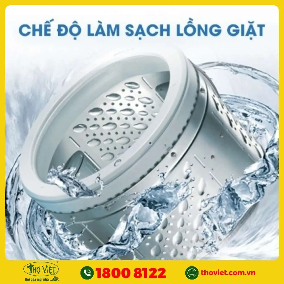 Máy giặt Panasonic tự vệ sinh lồng giặt