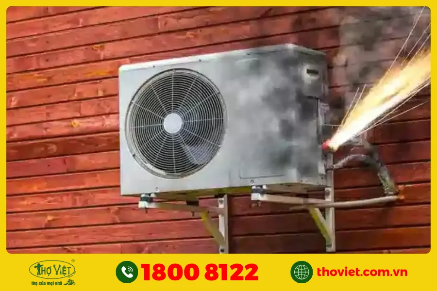 Thiếu/hết gas lạnh do rò rỉ