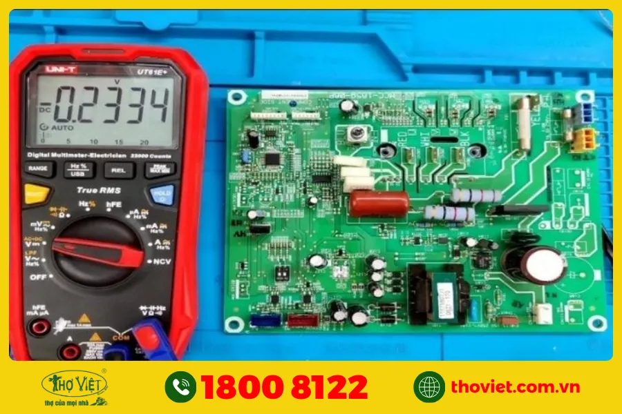 Bo mạch lỗi hoặc hư linh kiện điều khiển