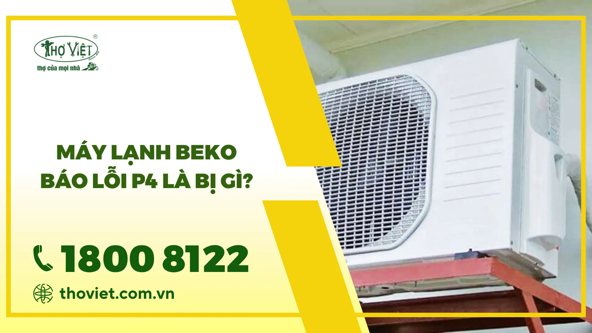 Máy lạnh beko báo lỗi P4 là bị gì? Khắc phục ra sao?