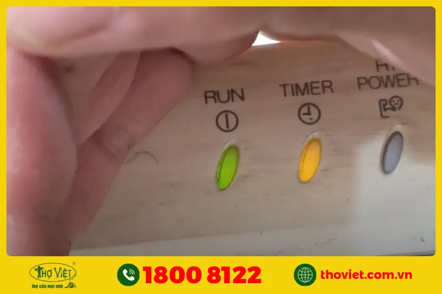 Máy lạnh Mitsubishi nháy đèn 6 lần là lỗi gì?