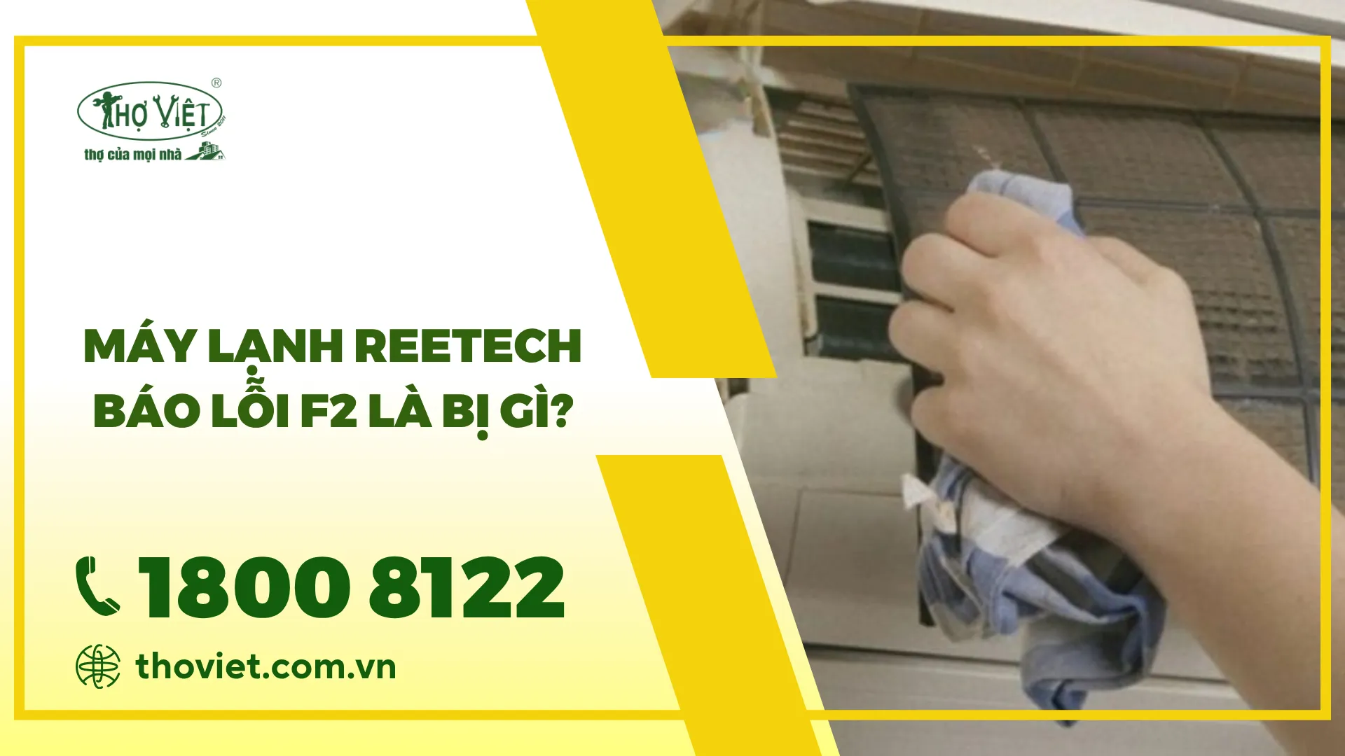 Máy lạnh Reetech báo lỗi F2: Nguyên nhân & Cách khắc phục
