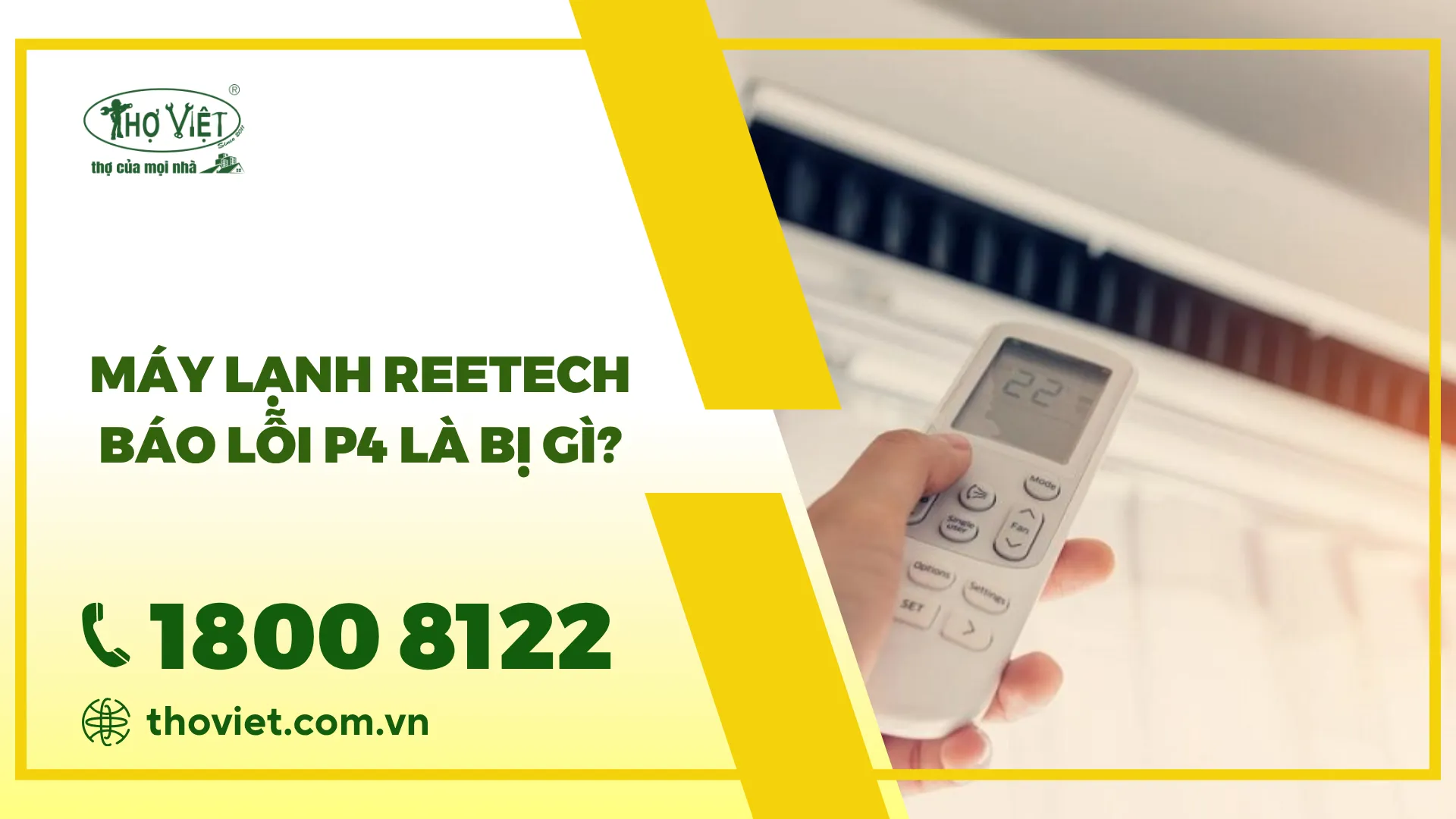Máy lạnh Reetech báo lỗi P4: Nguyên nhân & Cách khắc phục