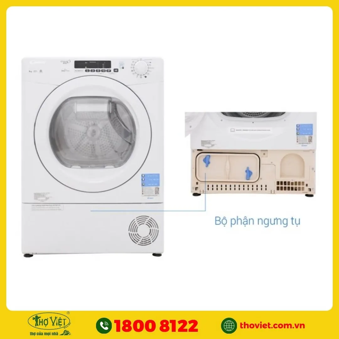 Nghẹt bộ ngưng tụ (máy sấy ngưng tụ)