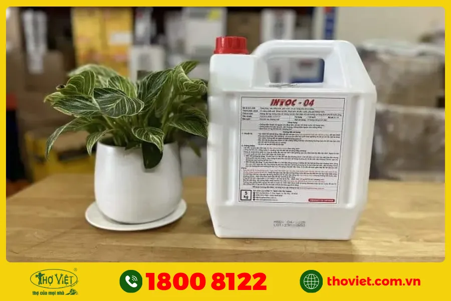 Phụ gia chống nứt vữa trát tường Intoc 04