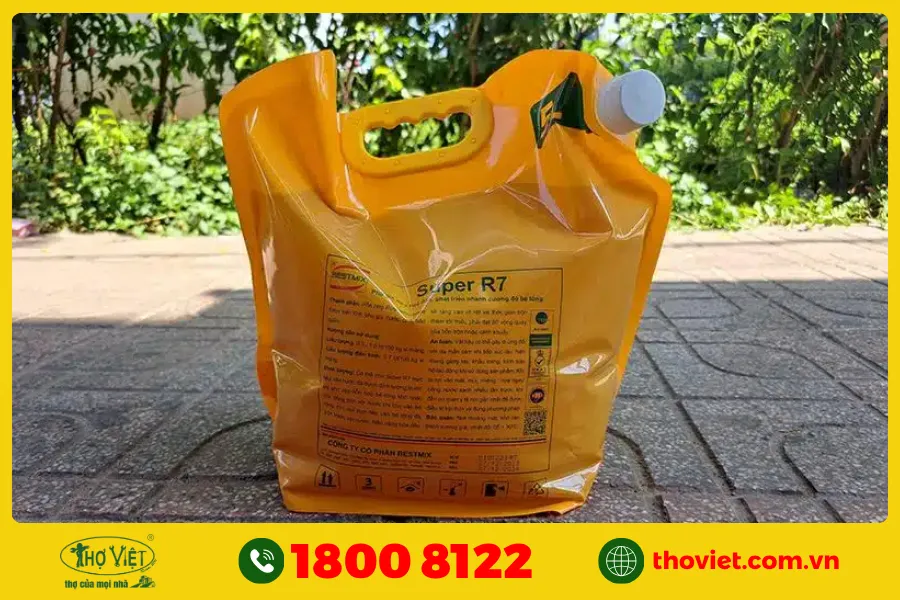Phụ gia chống nứt vữa trát tường BestLatex R7