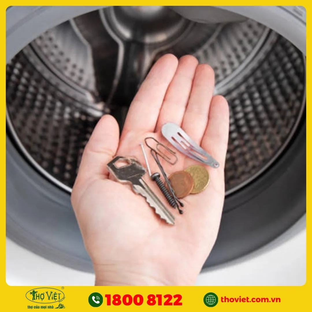 Quên đồ trong quần áo khi giặt