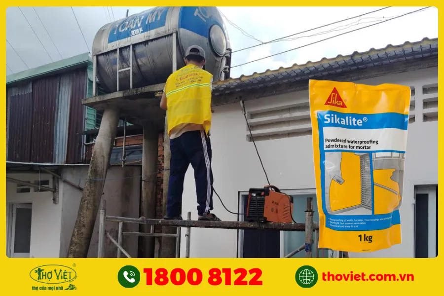 Các lưu ý khi chống thấm tường ngoài bằng Sika
