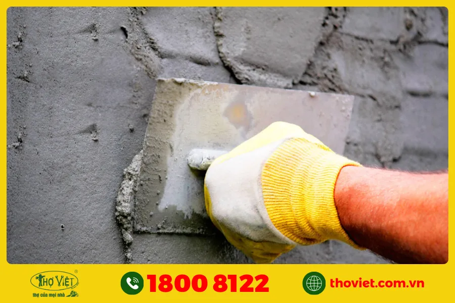 Hướng dẫn trộn vữa Sika trát tường