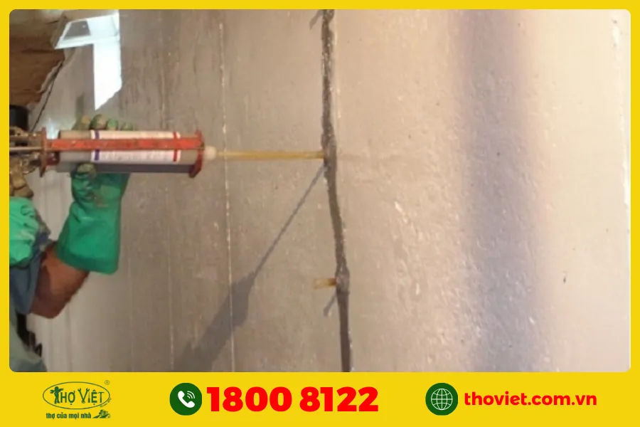 Hướng dẫn sử dụng Sika xử lý vết nứt tường