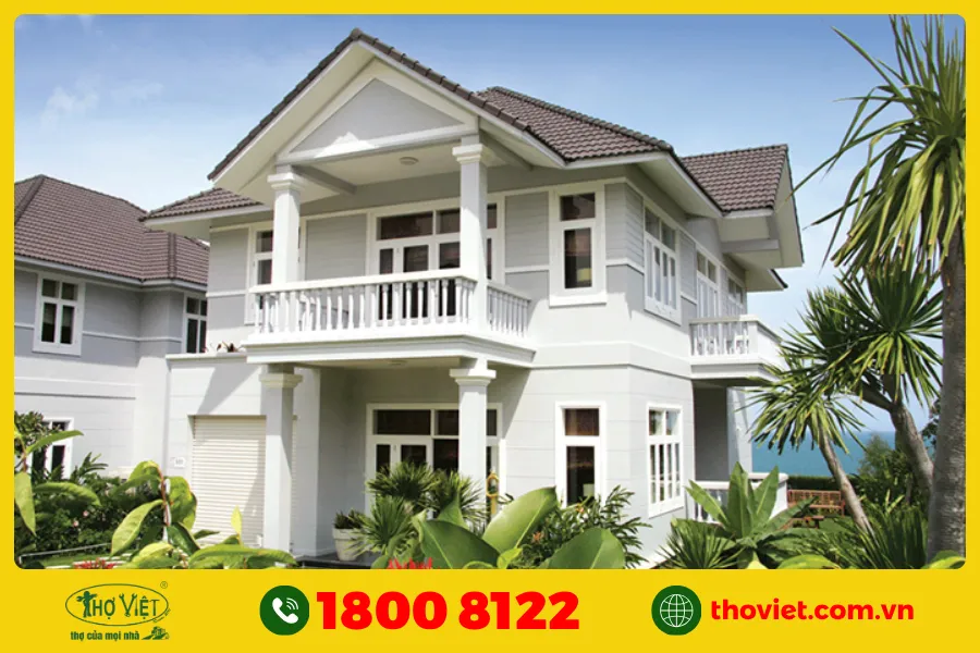 Sơn chống thấm tường ngoài trời màu trắng