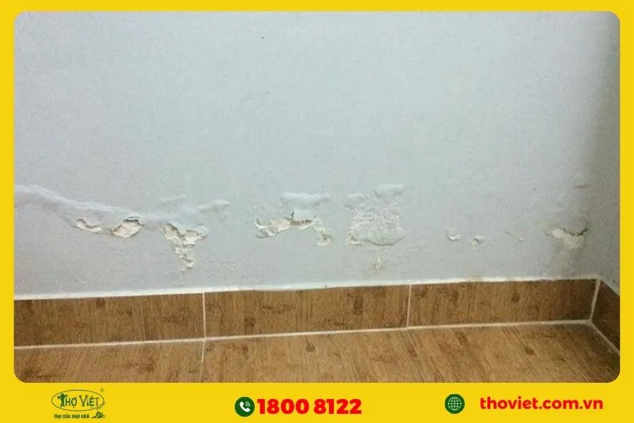 Thi công chống thấm sai kỹ thuật