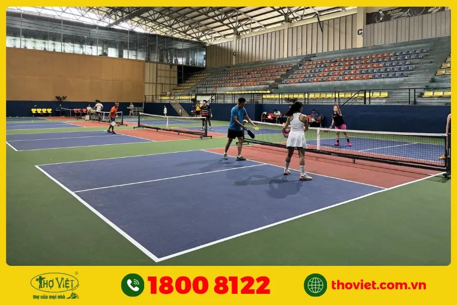 Yêu cầu về mặt sân Pickleball